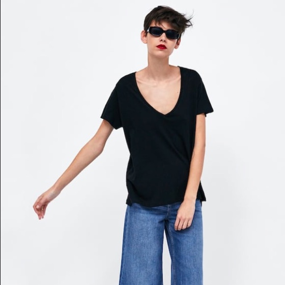 Zara V-Neck Tee
